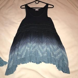 Voile and Lace Trapeze Slip Ombre Ombré Custom Dye